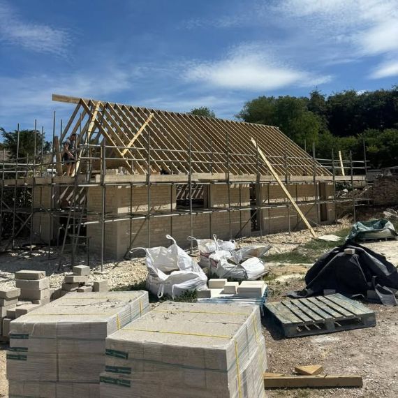 External construction project by Crosswood Carpentry
