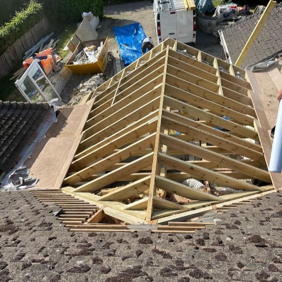 Timber Roof Frame from Crosswood Carpentry